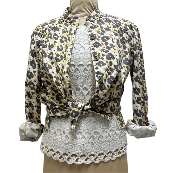 NWT Cabi | The Dreamer Providence Shirt Jacket in Safari Print 5854 M - Picture 3 of 14